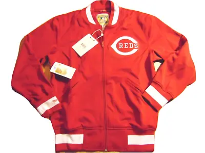 Mitchell Ness Mlb Cincinnati Reds 1988 Tailored Fit Bp Track Jacket Size 44 L • $67.88