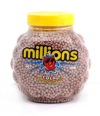 Millions Cola Flavour Full Sweets Jar 2.27kg • £28.99