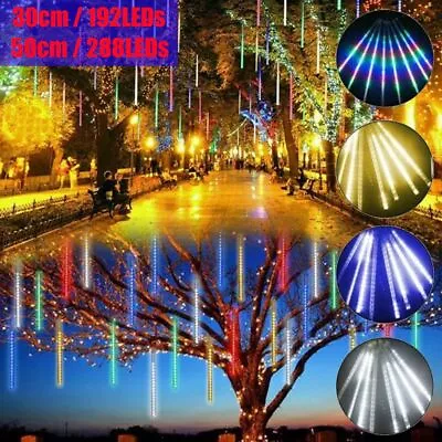 288 LED Fairy Lights Meteor Shower Rain Tree String Light Garden Party Outdoor • $4.22