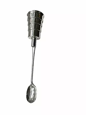 Vintage 1930's Napier Cocktail Mechanical  Spoon Jigger  Silver Plated • $90