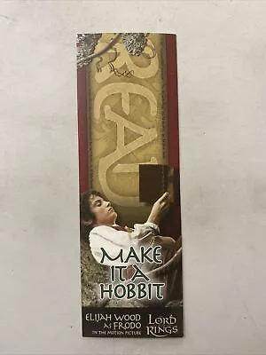 LOTR Elijah Wood Read Campaign Bookmark • £1.93