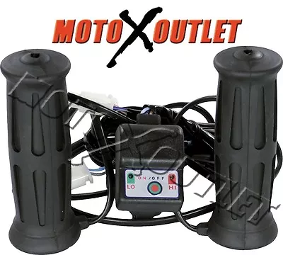 Atv Heated Grips Electric Grip Hand Warmers Adjustable • $59.99