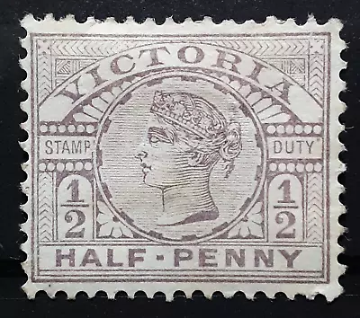 Victoria Australia Stamp 1886-87 1/2d Queen Victoria Scott # 159 MINT OG H • $0.99