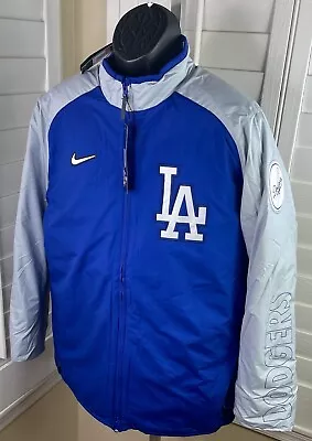 Nike MLB Los Angeles Dodgers Authentic Collection Dugout FZ Jacket - Men’s Large • $119.96