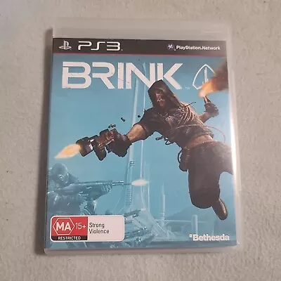 Brink PS3 Video Game With Instruction Booklet - Playstation 3 • $8.98