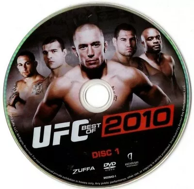 UFC BEST OF 2010 (dvd) *********disc 1 Only******* • $2.99