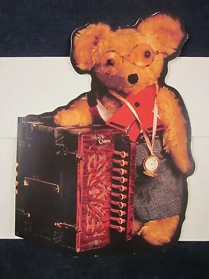 HALLMARK Card Teddy Bear Ophelia's World Michele Durkson Clise Bear Accordion • $7.95