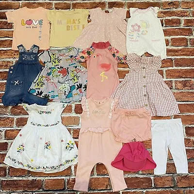 Baby Girls 6-9 Months Clothes Bundle Dress Playsuit Swimwear Top Shorts Next Etc • £18