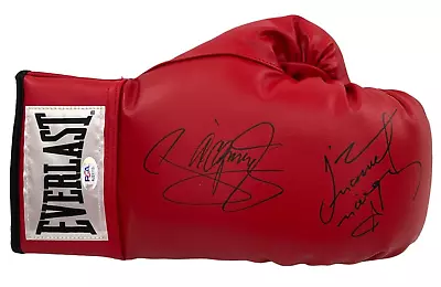 Manny Pacquiao Juan Manuel Marquez Signed Red Everlast Boxing Glove PSA • $899.99