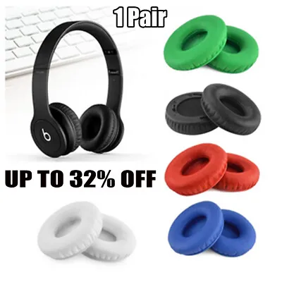 Earphone Earpads Sponge Soft Foam Cushion Cups For Dr. Dre Beats Solo 2.0 & 3.0 • £4.60