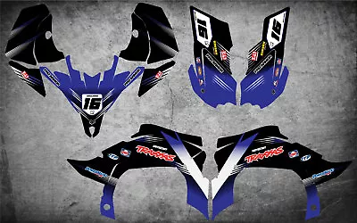 Yamaha YFZ 450 2009 - 2013 QUAD ATV Full Custom Graphics Kit BLAZE STYLE • $254.92