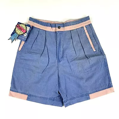 NWT VTG Zeppelin Spring Break Shorts Men's 34 Beach Surf 80s Deadstock Costume • $32.95