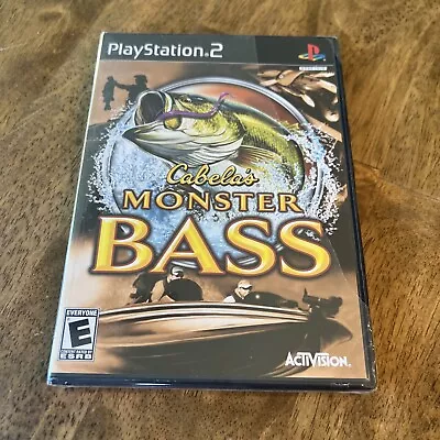 Cabela's Monster Bass (PlayStation 2) PS2 - NEW / SEALED - FREE SAME DAY SHIP • $14.24