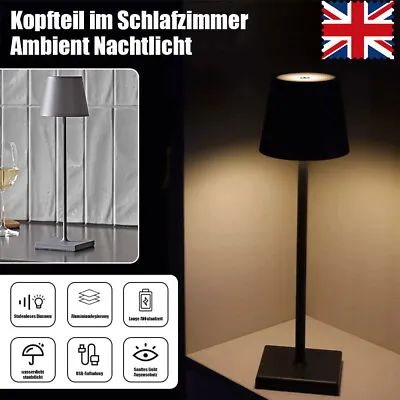 £22.99 • Buy Cordless Lamp Rechargeable Table Lamp LED Dimmable Lamp Night Light Decor New