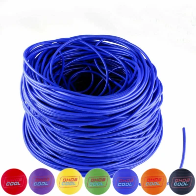 $9 • Buy Blue 3MM 1/8  Inch Universal Silicone Air Vacuum Hose Line/Pipe/Tube 10 Feet(3M)