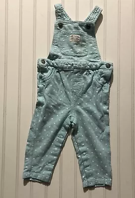 Carter’s Baby Jumper Size 18 Months Blue White Polka Dots Long Pants Adjustable • $11.01