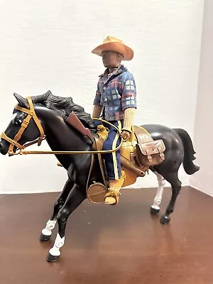The Ready Gang (Lone Ranger) Trooper Gibson & Midnight MARX 1970s Action Figures • $169.99