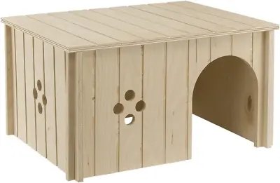 Ferplast Rabbit House Guinea Pig Wooden House Small Pet House FSC Certificate • £17.63