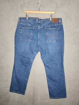 LL Bean Means Denim Jeans Standard Fit 44x29 Medium Wash • $13.99