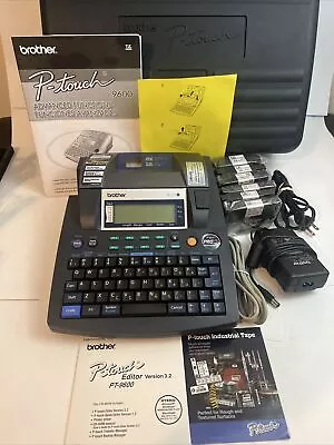 Brother P-Touch PT-9600 Pro XL Electronic Labeling System W/Hard Case Needs Batt • $300