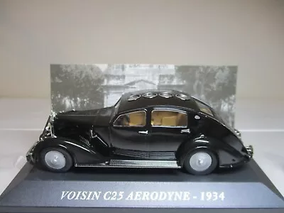 Altaya 1/43 Voisin C25 Aerodyne 1934 Black • $10.10