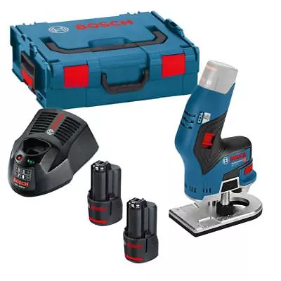 £284.05 • Buy Bosch Professional GKF 12 V-8 12v Li-ion Brushless Router 2x3.0Ah LB 06016B0070