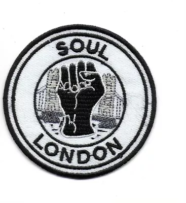 NORTHERN SOUL : LONDON -  Embroidered Iron Sew On Patch Badge  • £2.99