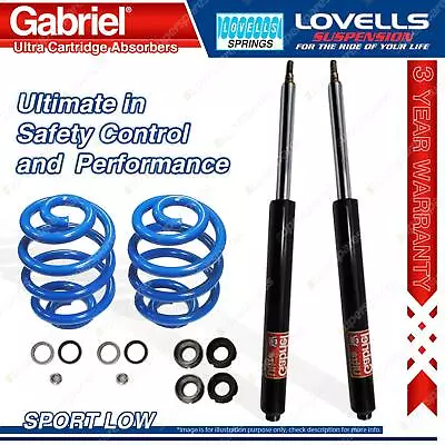 Front Sport Low Cartridge Shocks Lovells Springs For Nissan Pintara Skyline R31 • $434.95