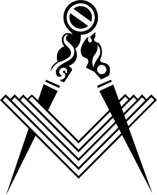 Fellowcraft Masonic 1 Color Window Wall Vinyl Decal Sticker Printed • $4.70