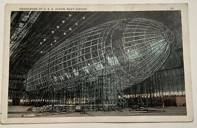 Akron Airship Blimp Zeppelin Lakehurst 3 Postcards • $20