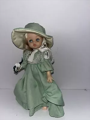 Vintage Symbol Of Quality 8  Doll Number #7021 Victorian Girl With Light Green • $14.99