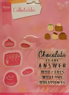 Marianne Design Collectable Die Set - Chocolate Is The Answer • £5.95