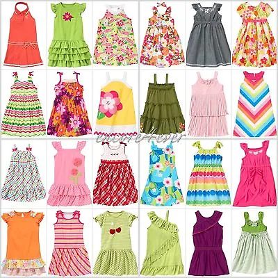 NWT GYMBOREE Kids Girl Spring Summer Sun Dress Ship Fast • $12.99