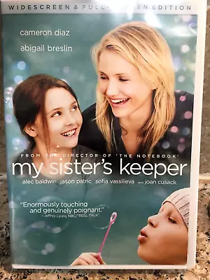 My Sister's Keeper DVD  / Cameron Diaz /Ships Free Same Day With Tracking • $6.83