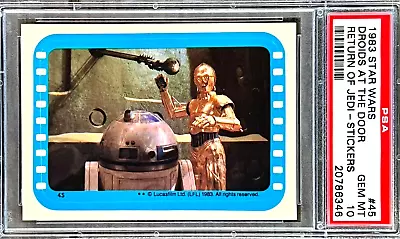 1983 Star Wars C-3PO & R2-D2 #45 PSA 10 GEM MINT (RARE: Population 16) • $199