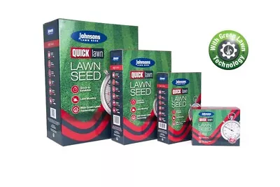 Johnsons Lawn Seed - Quick Lawn With GroMax - 250gm/10m2 • £7.18