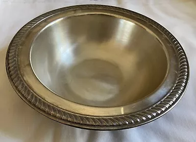 Vintage F.B. Rogers Silverplate Large Fruit Or Wash Basin Bowl • $14.99