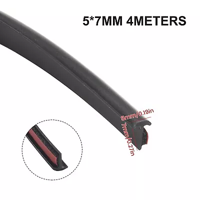 Moulding Trim Sealing Strip 1pc Double-Sided Adhesive Tape EPDM Rubber • $8.78