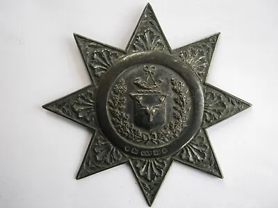 £60 • Buy Ancient Order Of Foresters Silver Jewel Birmingham 1884 Large 84mm