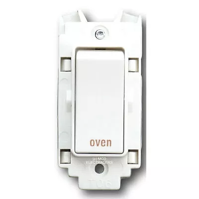 Crabtree 4460/OV Grid Switch 20a DP Marked  Oven  • £8.30