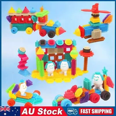 Bristle Shape Blocks Build And Play Fun Bricks Set For Boys Girls (82pcs) • $27.49