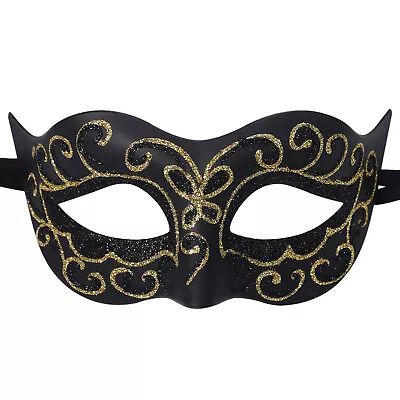 Mens Classic Venetian Masquerade Mask For Costume Theme Party Mardi Ball Prom • $12.99