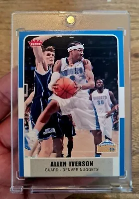 2007-08 Fleer #161 Allen Iverson  Denver Nuggets  • $5.95
