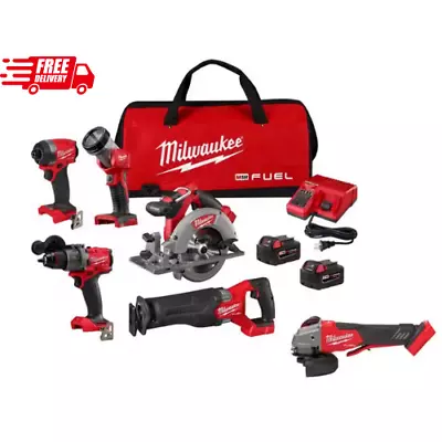 FUEL 18V Lithium-Ion Brushless Cordless Combo Kit (6-Tool) 3697-25-2888-20 • $799