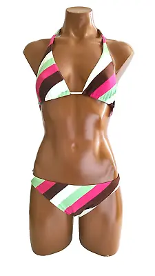 Vix By Paula Hermanny La Jolla Halter Bikini Set Sz M • $48