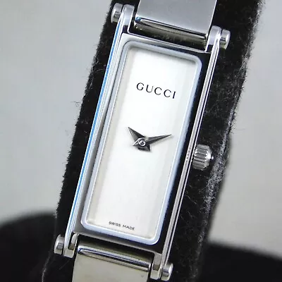 Gucci 1500l Silver Dial Women's Vintage Swiss Made Watch E992 • $88.20