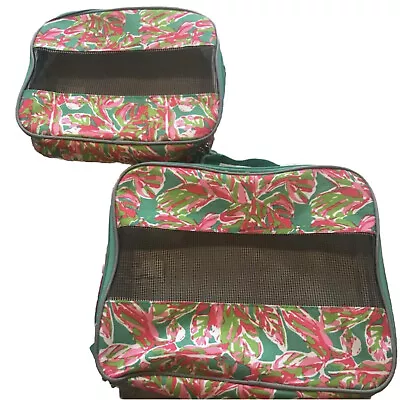 Tropical Print Packing Cubes Set Of 2 • $16