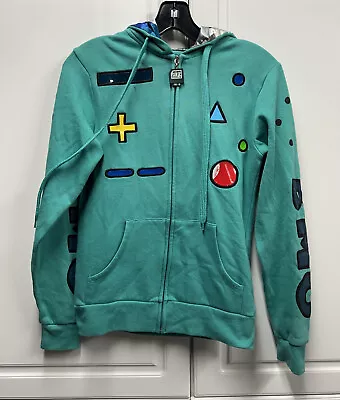 $59.88 • Buy Mighty Fine Adventure Time BMO Costume Aqua Hoodie Jacket - XS Extra Small READ
