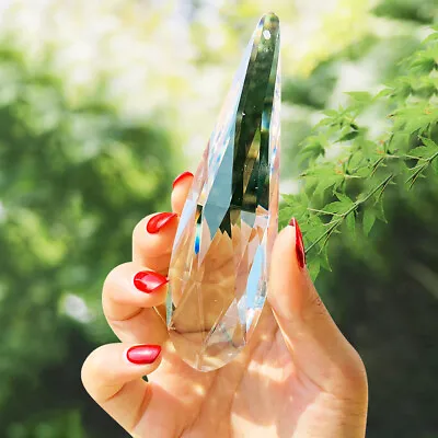 $8.90 • Buy Crystal Prism Glass Hanging Chandelier Suncatcher 120MM Fengshui Clear Pendant