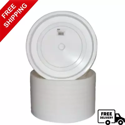 3.5 Gallon And 5 Gallon Bucket Lid 10 Pack Bpa Free Durable Heavy Duty Plastic • $16.79